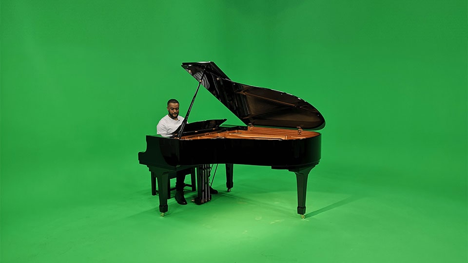 manchester studio hire with green screen image