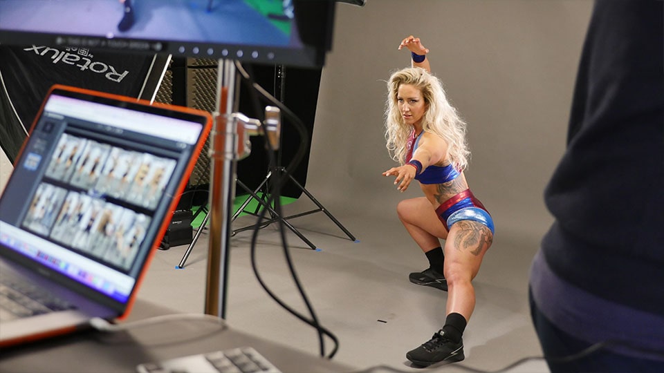 BTS of Sabre in the photo studio image