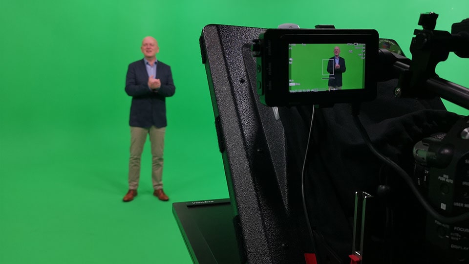 genuine person on our green screen image