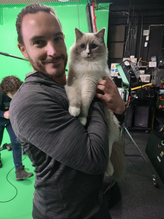 Cat filming at Galleon Studios image