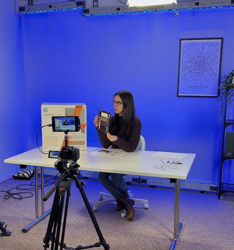 commercial filming in Hush studio